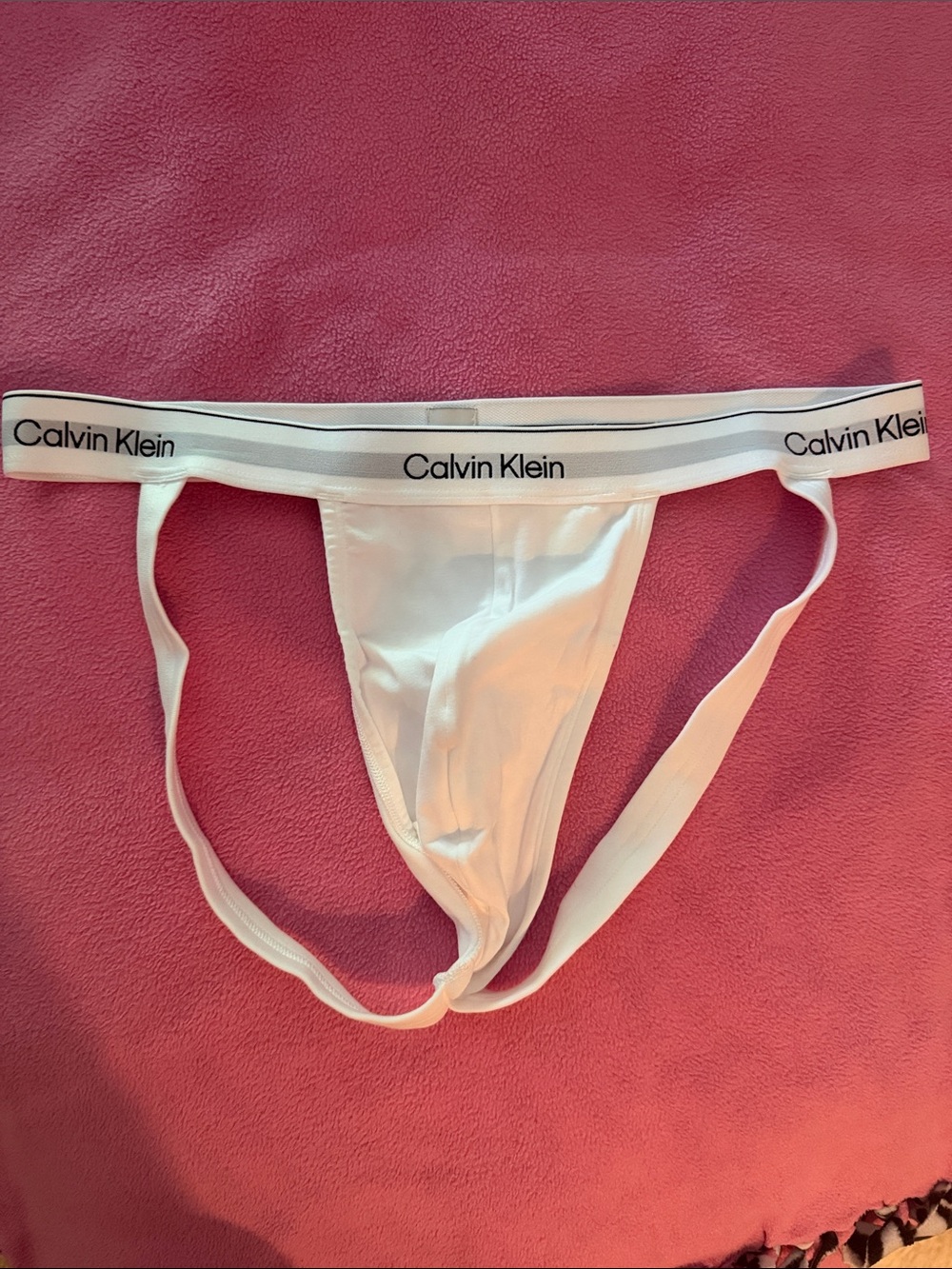 Calvin Klein White Men's Jock Strap - Picture 2 of 3
